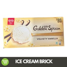 KWALITY WALLS BRICK GOLDEN SPOON VELVETY VANILLA